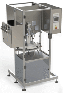CC560 Filling Machine designed for quick change over.