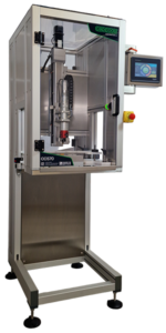 Cap Coders CC570 Semi Automatic Inline Over Conveyor Capping Machine. Perfect for contract packers in all sectors. Health & Beauty, Pharmaceutical, Chemicals and More. Image shows the machine from the right hand side.