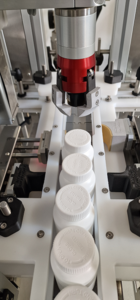 CC570 Bottle Capping Machine, Single Head, Automatic Bottle Sensing, IO Link and More.