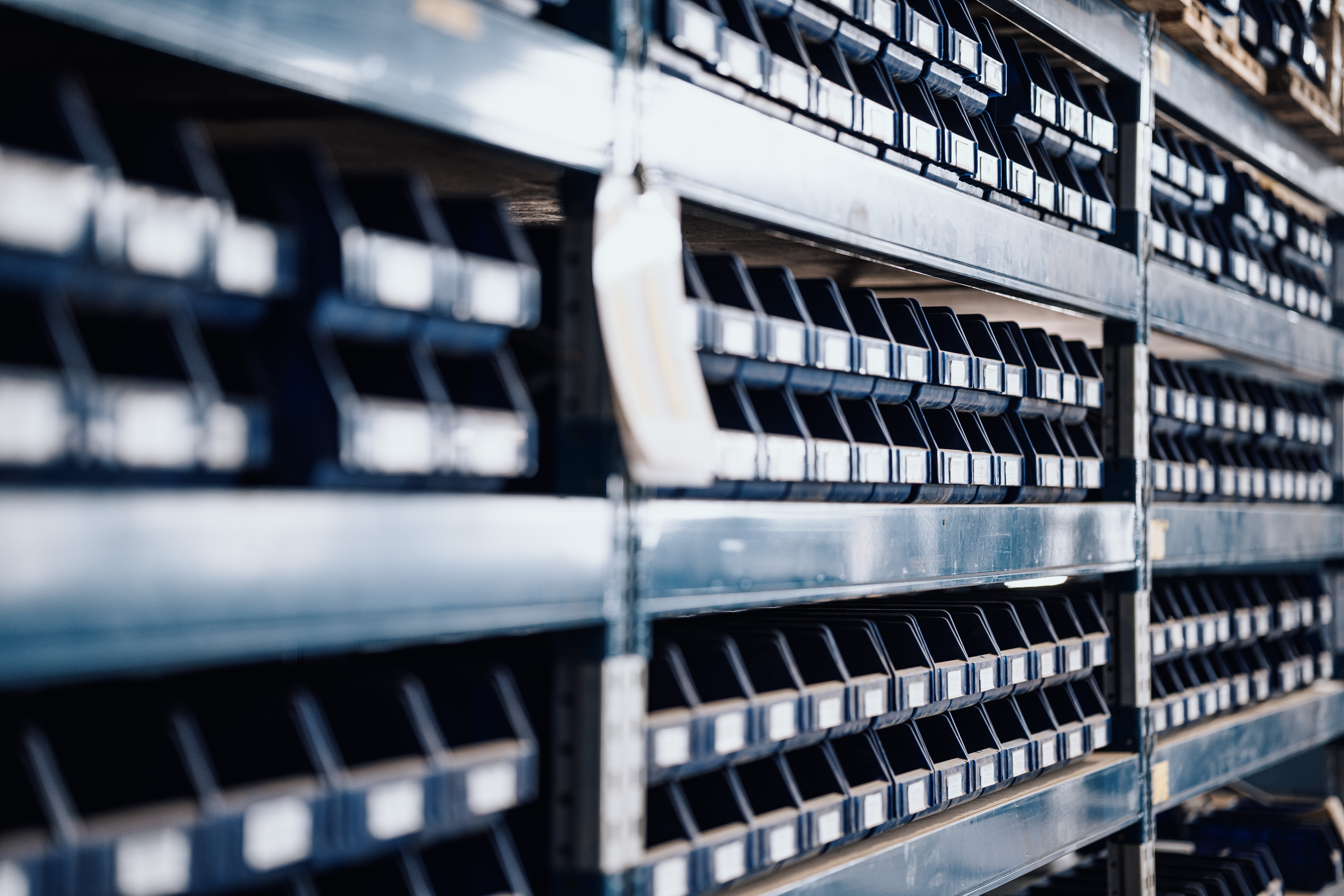 Cap Coder Service Warehouse Stock Image, Thousands Of Parts In Stock.