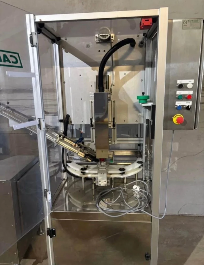 CC560 Automatic Capper For Jam Jars, With Cap Infeed System and Conveyor