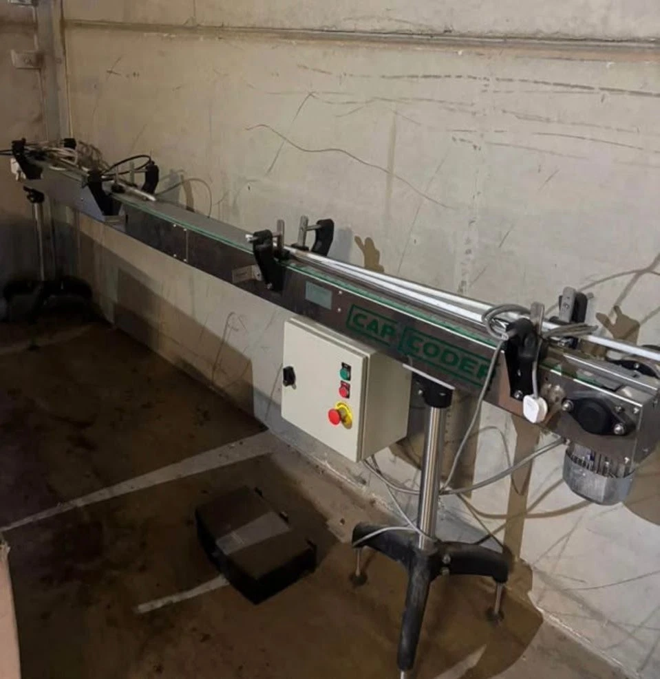 Conveyor Belt, For Capping Machine. Designed For Jam Jars on an automatic capper machine.